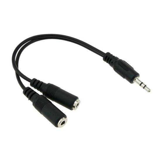 Rippa Audio Cables- 3.5mm (M) to 2 X (F) Stereo, 10cm For Sale in Trinidad