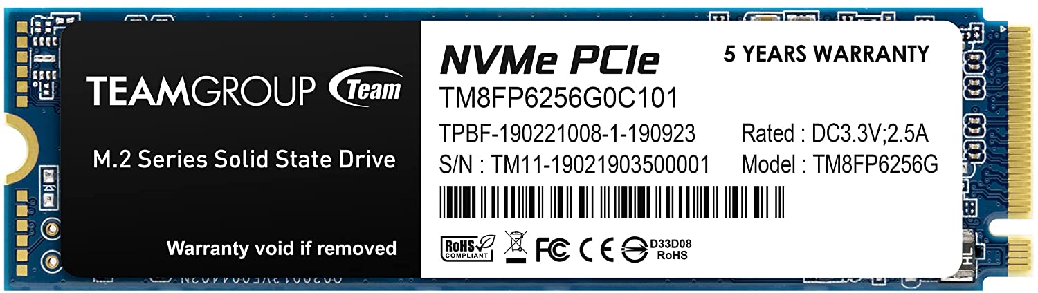 TEAMGROUP M.2 PCIe NVMe SSD 256GB For Sale in Trinidad